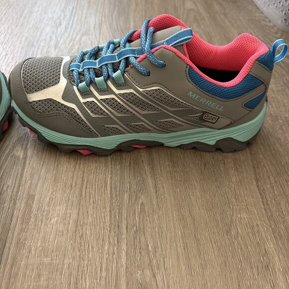 Merrell Moab FST Low Waterproof Girl's Hiking Running Shoes MK160889 Size 6M NEW - Picture 7 of 10